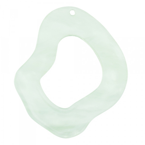 Hangers van resin organic Neo mint green
