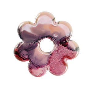 Grieks keramiek DQ flower Rose-black