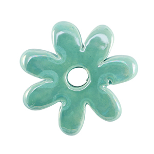 Grieks keramiek DQ flower Turquoise