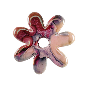 Grieks keramiek DQ flower Rose-black