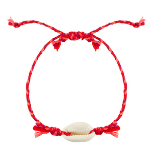 Hippe armbanden kauri Pink-purple