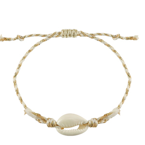 Hippe armbanden kauri White-gold
