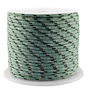 Koord Maritiem 2mm Petrol green-black