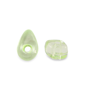 Acryl kralen chips Transparent light green