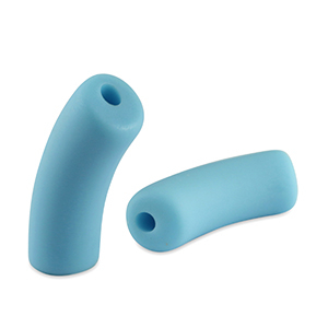Acryl kralen tube matt Blue