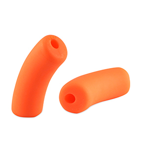 Acryl kralen tube matt Bright orange