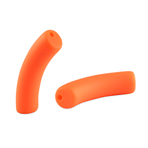 Acryl kralen tube matt Bright orange