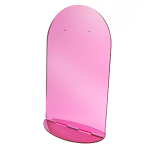 Plexx sieraden display voor oorbellen Magenta pink