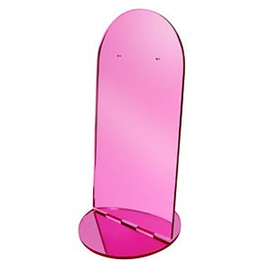 Plexx sieraden display voor oorbellen Magenta pink