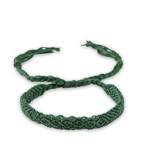 Hippe armbanden Dark classic green
