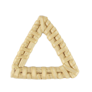 Rotan hangers triangle Natural beige