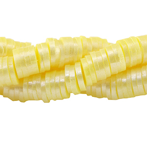 Kralen Katsuki 6mm Light yellow-pearl shine coating