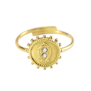 Ringen van Stainless steel Roestvrij staal (RVS) Goud