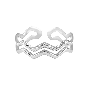 Ringen van Stainless steel Roestvrij staal (RVS) Zilver