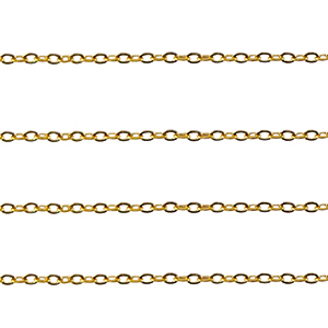 Benodigdheden van Stainless steel Roestvrij staal (RVS) jasseron ankerketting Gold