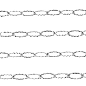 Benodigdheden van Stainless steel Roestvrij staal (RVS) jasseron ankerketting Silver