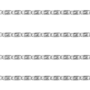 Benodigdheden van Stainless steel Roestvrij staal (RVS) jasseron twist Silver