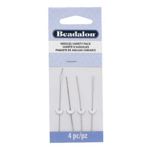 Beadalon rijgnaalden variety pack Silver