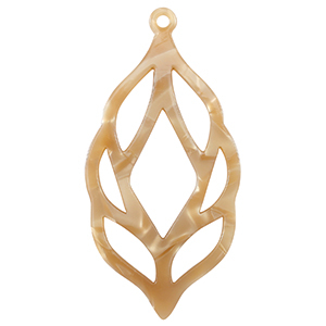 Hangers van resin Sand brown