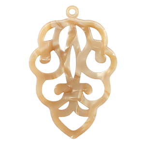 Hangers van resin Sand brown