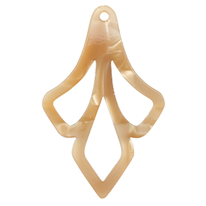 Hangers van resin Sand brown