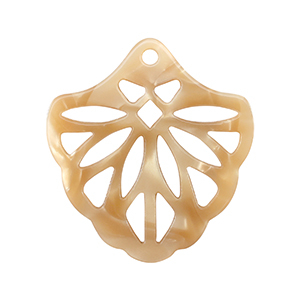 Hangers van resin Sand brown