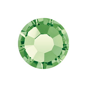 Birthstone August Preciosa SS16 flat back (4mm) Peridot green