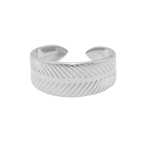 Ringen van Stainless steel Roestvrij staal (RVS) Zilver