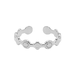 Ringen van Stainless steel Roestvrij staal (RVS) Zilver