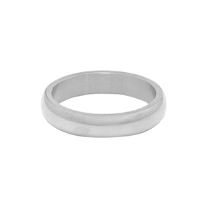 Ringen van Stainless steel Roestvrij staal (RVS) Zilver