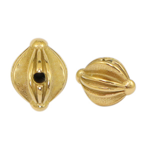 Kralen van Stainless steel Roestvrij staal (RVS) deco Goud