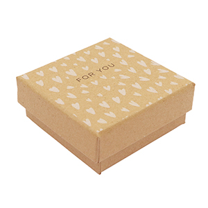 (Cadeau) doosje voor sieraden "for you"&nbsp; Brown
