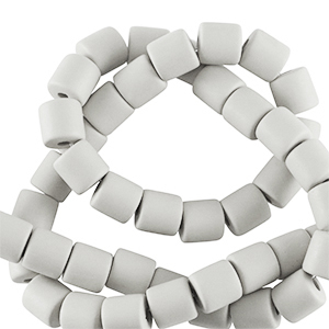 Polymeer kraal 6mm Light grey