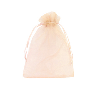 Organza sieradenzakje 10x12cm Apricot&nbsp;