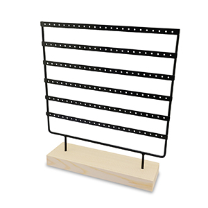 Sieraden display voor oorbellen Natural-black