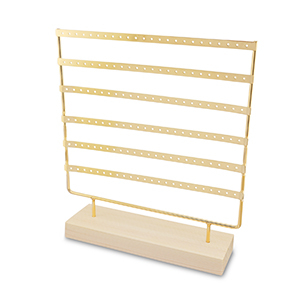 Sieraden display voor oorbellen Natural-gold