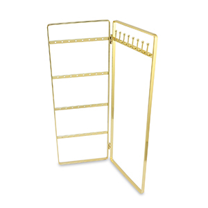 Sieraden display voor oorbellen en kettingen Gold