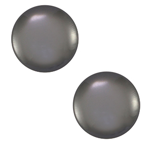 7 mm classic Polaris Elements cabochon Lucido Anthracite