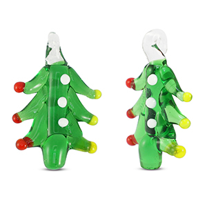Glasbedels Christmas tree Green