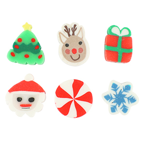 Polymeer kraal Christmas Multicolour