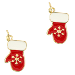 TQ metaal brass bedels glove Gold