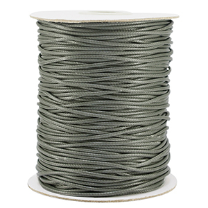 Macram&eacute; gevlochten draad 1.5mm Dark grey
