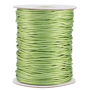 Macram&eacute; gevlochten draad 1.5mm Spring green