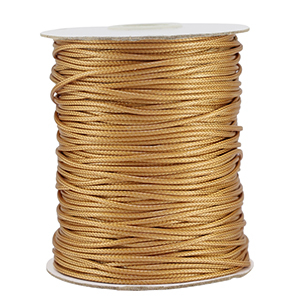 Macram&eacute; gevlochten draad 1.5mm Gold