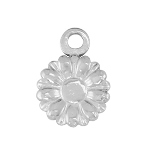 Roestvrij stalen (RVS) Stainless steel bedel flower Silver