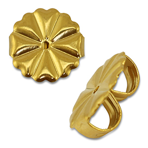 Benodigdheden van Stainless steel Roestvrij staal (RVS) oorbellen stoppers Gold