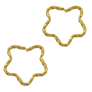 Benodigdheden van Stainless steel Roestvrij staal (RVS) buigring star Gold