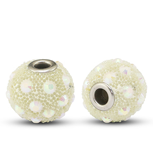 Kralen bohemian Beige-strass