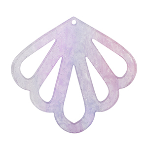 Hangers van resin shell Purple