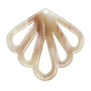 Hangers van resin shell Beige